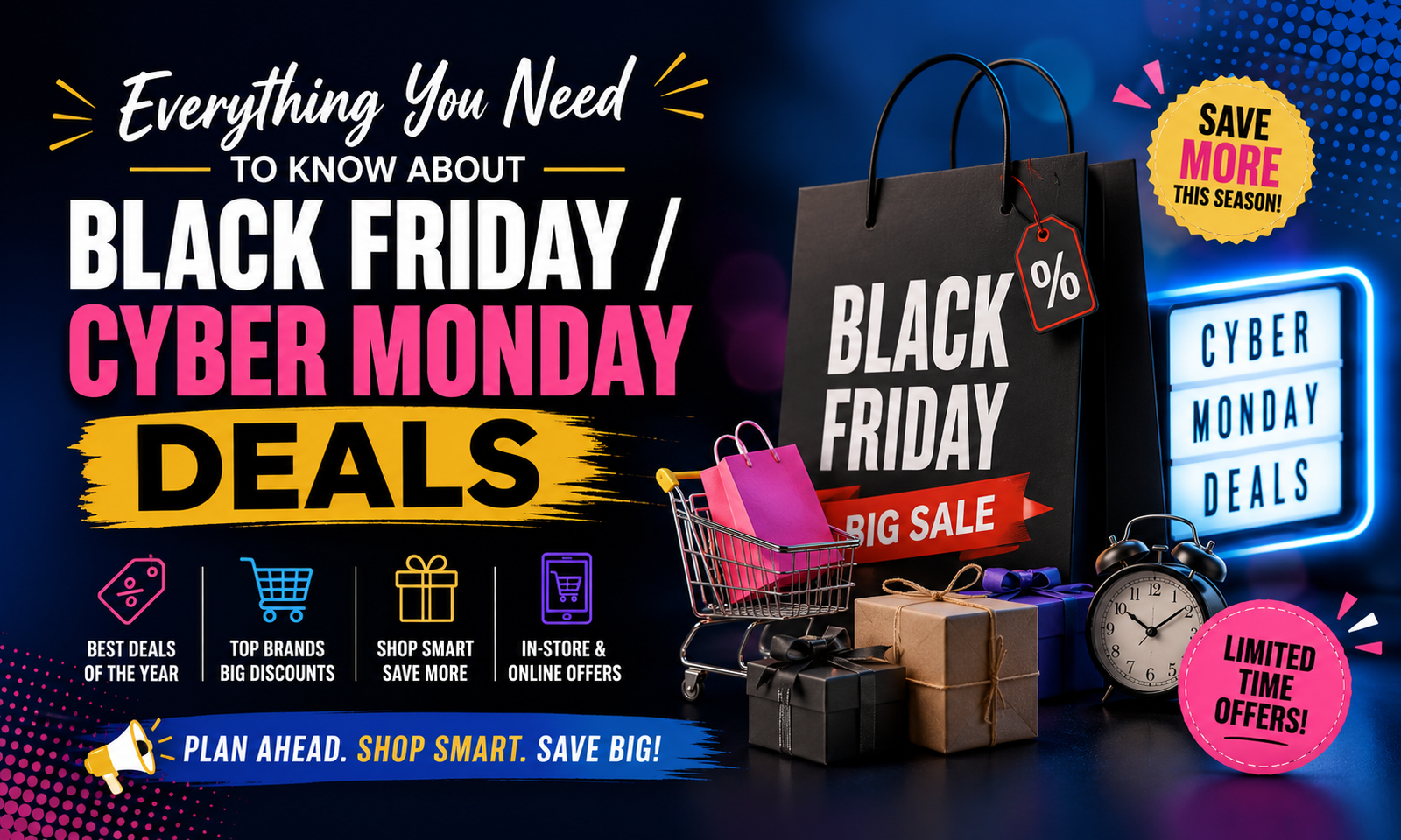 Everything You Need to Know About Black Friday/Cyber Monday Deals Banner